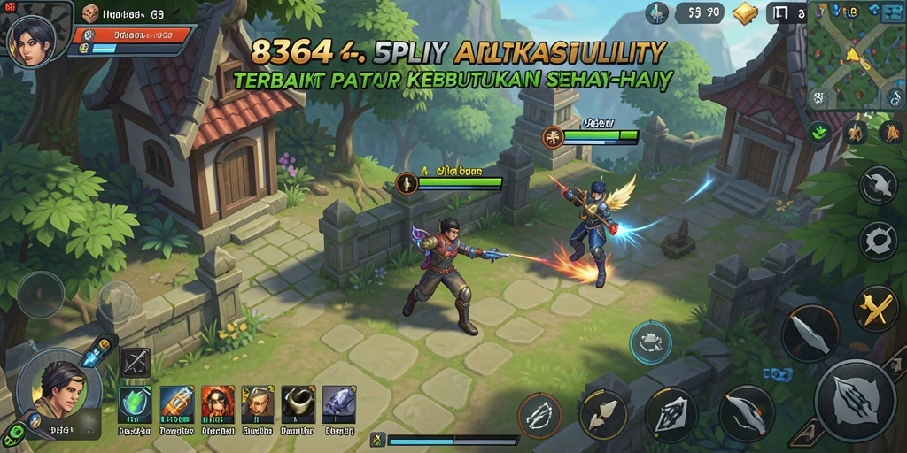 Tampilan utama aplikasi Utility 8364 yang user-friendly.