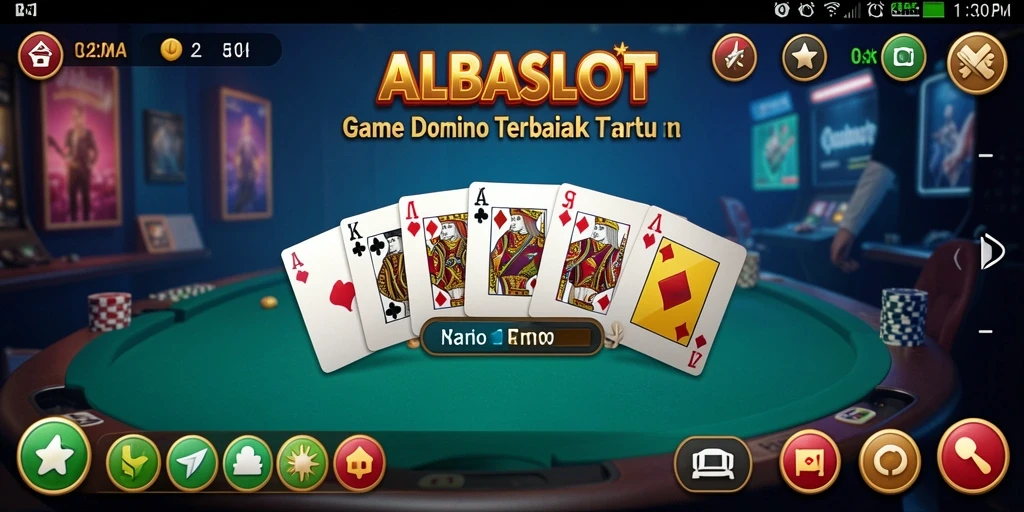 Tampilan gameplay ALBASLOT yang seru dan kompetitif.