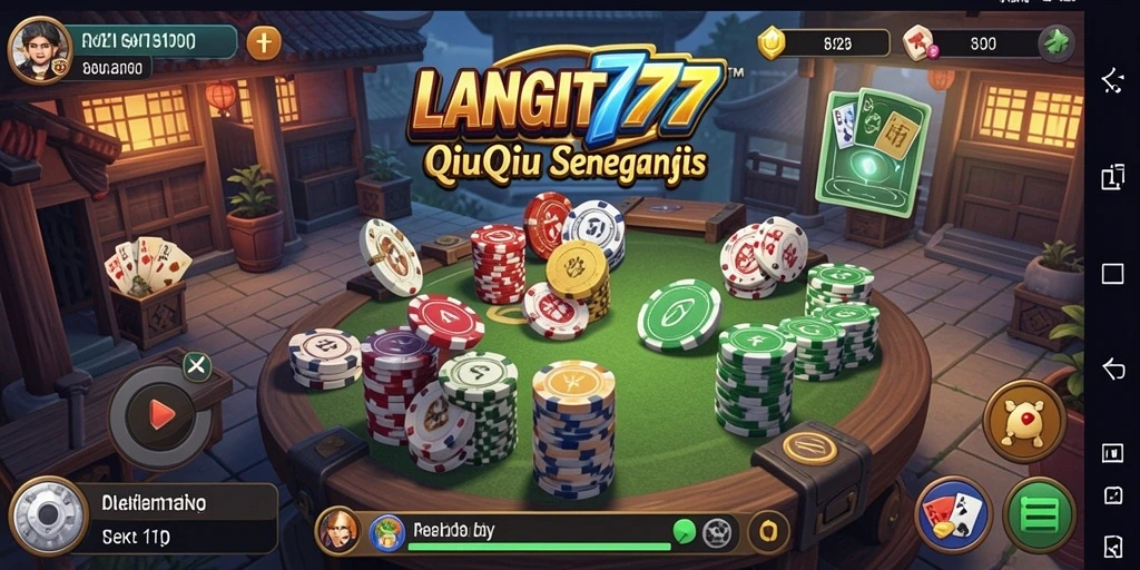 Tampilan menawan dan gameplay seru QiuQiu di LANGIT777.