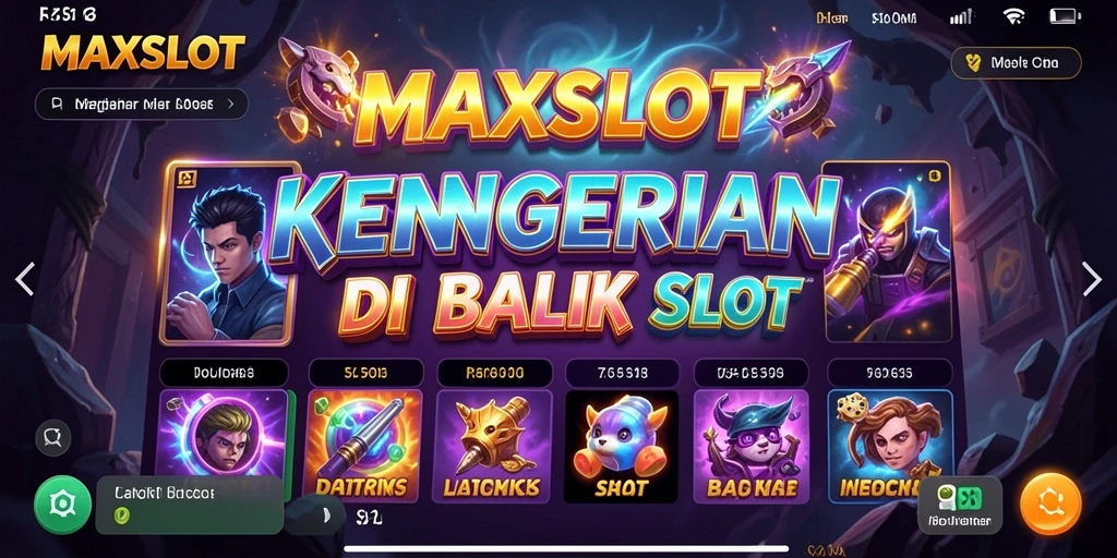 Tampilan gameplay yang menegangkan dan mencekam di MAXSLOT.
