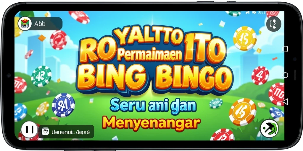Tampilan gameplay seru dalam ROYALTOTO yang menunjukkan aksi Bingo.