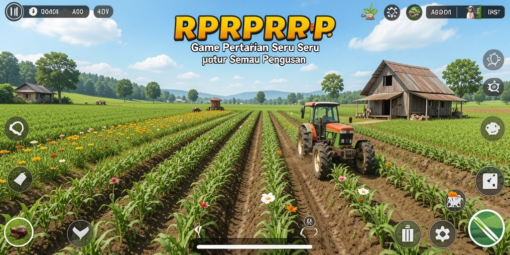 Gameplay seru dalam RPRPRP, tantangan bertani yang menarik.