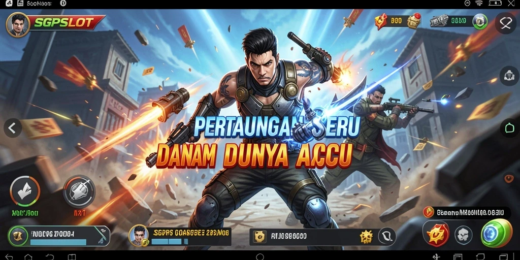 Tampilan gameplay SGPSLOT yang mendebarkan saat pertempuran.