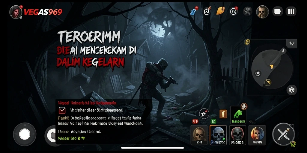 Tampak menegangkan dari gameplay VEGAS969 dengan suasana Horror yang mencekam.